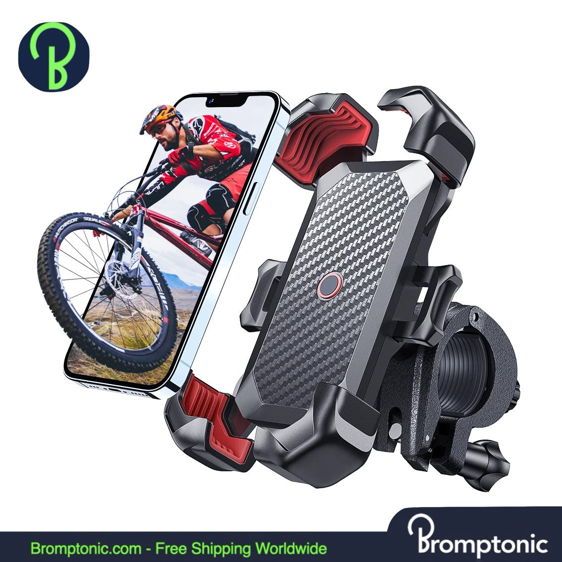 Bromptonic Bike Phone Holder with 360° for Brompton Bicycle