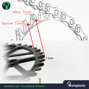 Brompton Lightweight Bike Chain wheel 130mm Bromptonic