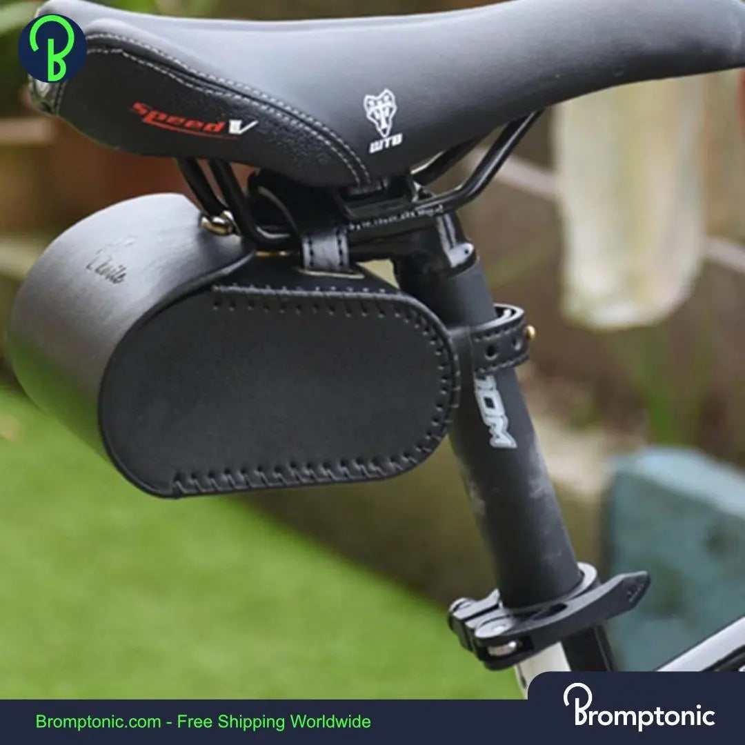 Brompton leather saddle bag Bromptonic