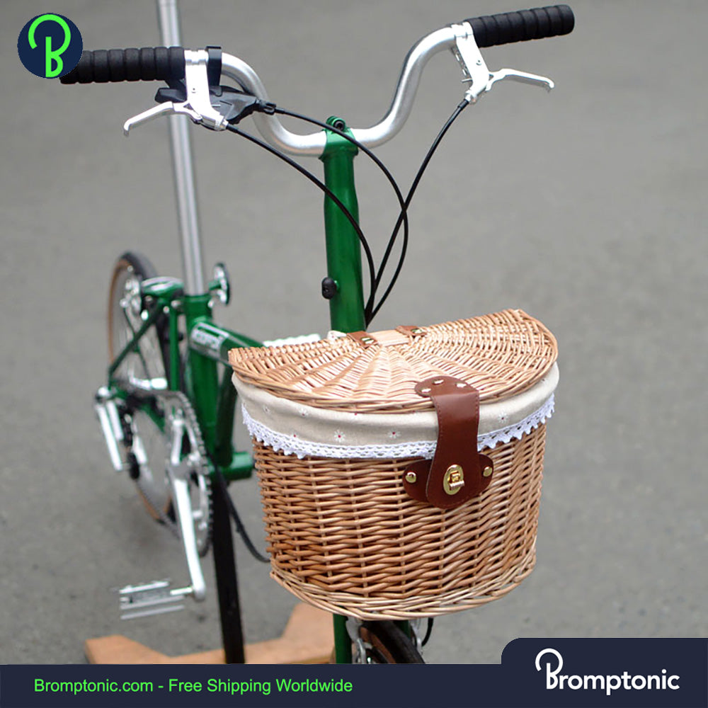 Brompton Rattan Wicker Grocery Basket